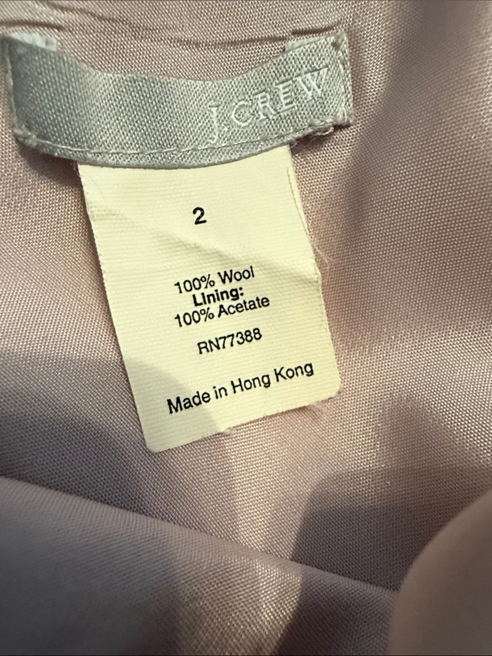 J. Crew Pale Pink Elastic Waist Midi Skirt